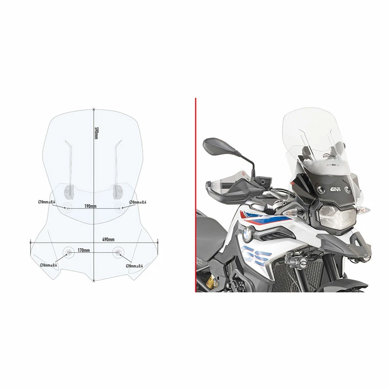 Best reviews of π Wind Screens Givi Af5127 Windshield β