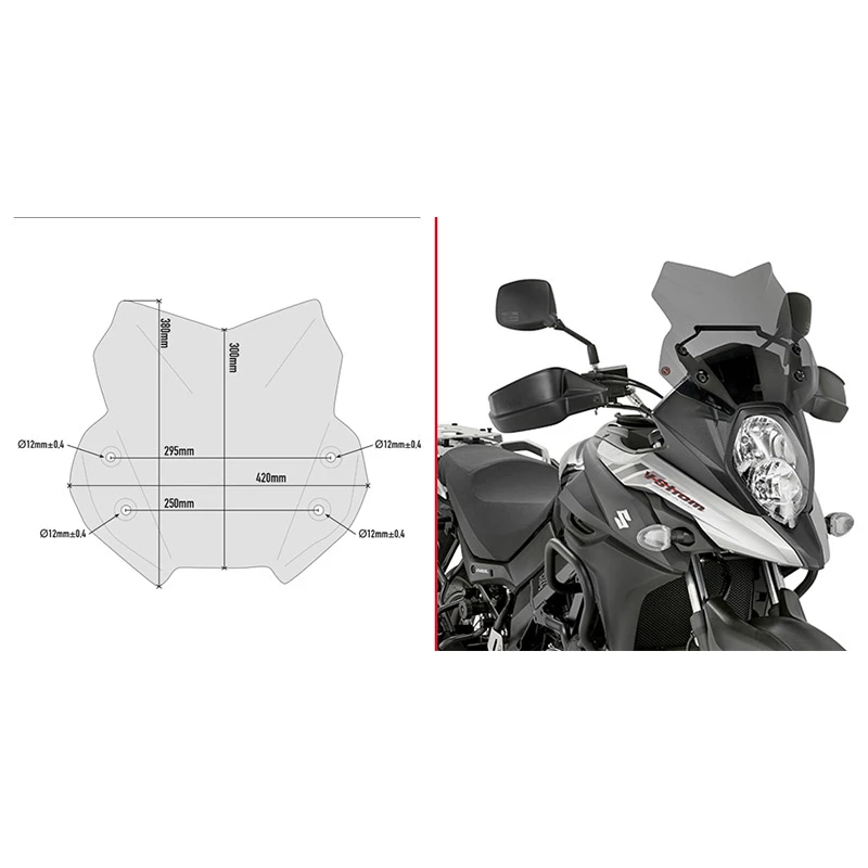 Discount π Wind Screens Givi D3112b Specific Smoked Windshield π₯°