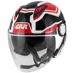 Deals 🎁 Plastic Givi 12.3 Stratos Shade Helmet Black White Red 🤩