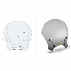 Outlet 👍 Wind Screens Givi 140s Windscreen Light Smoke 🎉