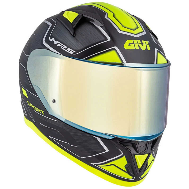 Best deal π Plastic Givi 50.6 Sport Deep Helmet Titanium Yellow π - Image 2