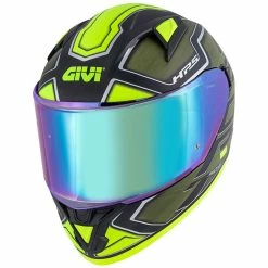 Hot Sale 😍 Plastic Givi 50.6 Sport Deep Helmet Green Yellow 💯