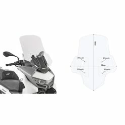 Coupon 🥰 Wind Screens Givi 5132dt Windscreen Clear Bmw C400 Gt ❤️