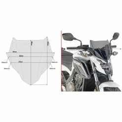 Best Sale 🔥 Wind Screens Givi A1159 Windscreen Smoked Tenere 700 😀