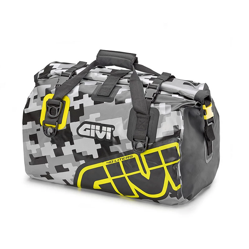 Outlet βοΈ Textile Givi Ea115cm Saddle Bag Camo Yellow Grey π
