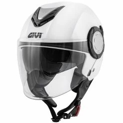 Budget ❤️ Plastic Givi 12.4 Future Solid Helmet White 🔔