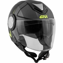 Cheapest ✨ Plastic Givi 12.4 Future Stripes Helmet Titanium Black 💯