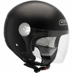 New 👍 Plastic Givi Demi Jet Mini Helmet Matt Black 🛒