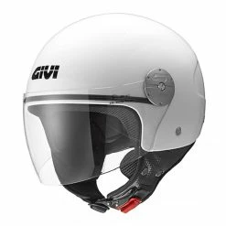 Hot Sale ⌛ Plastic Givi 10.7 Mini J Solid Helmet White 👏