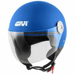 Deals 😉 Plastic Givi 10.7 Mini J Solid Helmet Metallic Blue 🌟