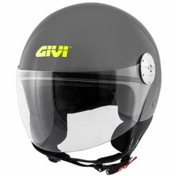 Cheap 🔔 Plastic Givi 10.7 Mini J Solid Helmet Grey 🎁