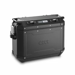 Promo 🥰 Side Cases Givi Trekker Outback 37lt Left Black 👍