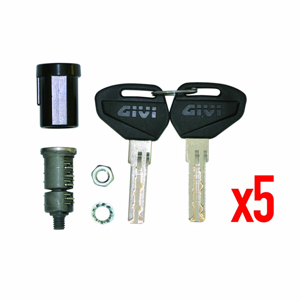 Hot Sale 😉 Accessories Givi Kit Security Lock Keys For 5 Bags Sl105 🎁