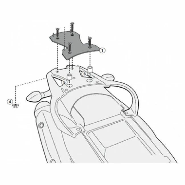 Flash Sale ๐ Rear Givi Rack Suzuki Dl650 V-strom Sr3101m ๐ฅฐ - Image 2