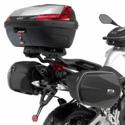 New 🌟 Side Givi Te6702 Tubular Holder For Easylock Panniers Aprilia Shiver 750 / Abs (10> 16) ⭐