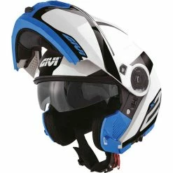 Promo 🤩 Plastic Givi X.21 Spirit Helmet White Blue 😍