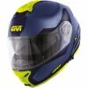 Promo 😍 Plastic Givi X.21 Spirit Helmet Blue Matt Yellow 🔥