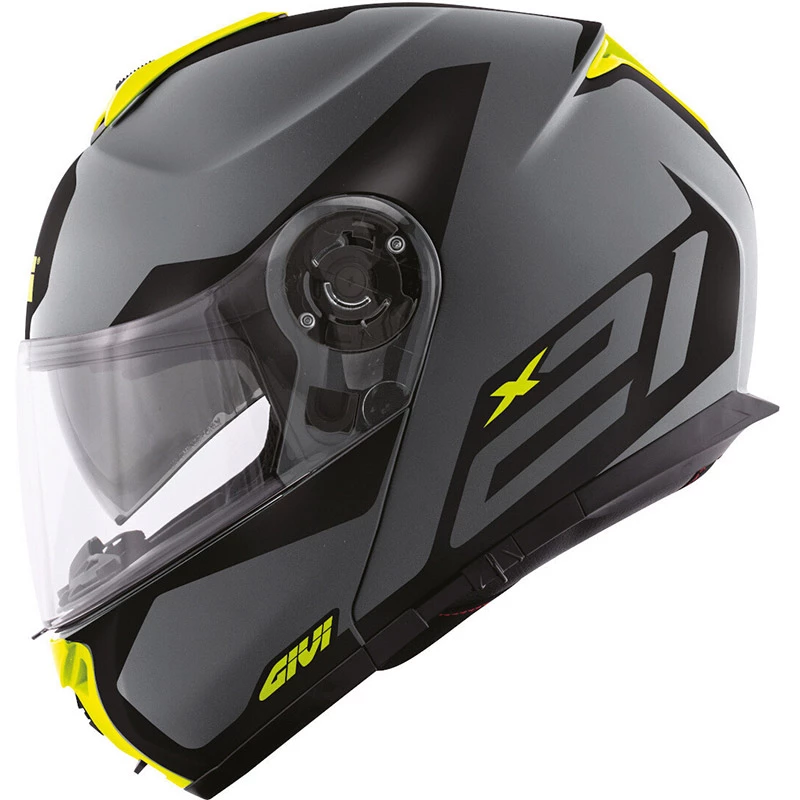 Deals π Plastic Givi X.21 Spirit Helmet Grey Matt Yellow π - Image 3