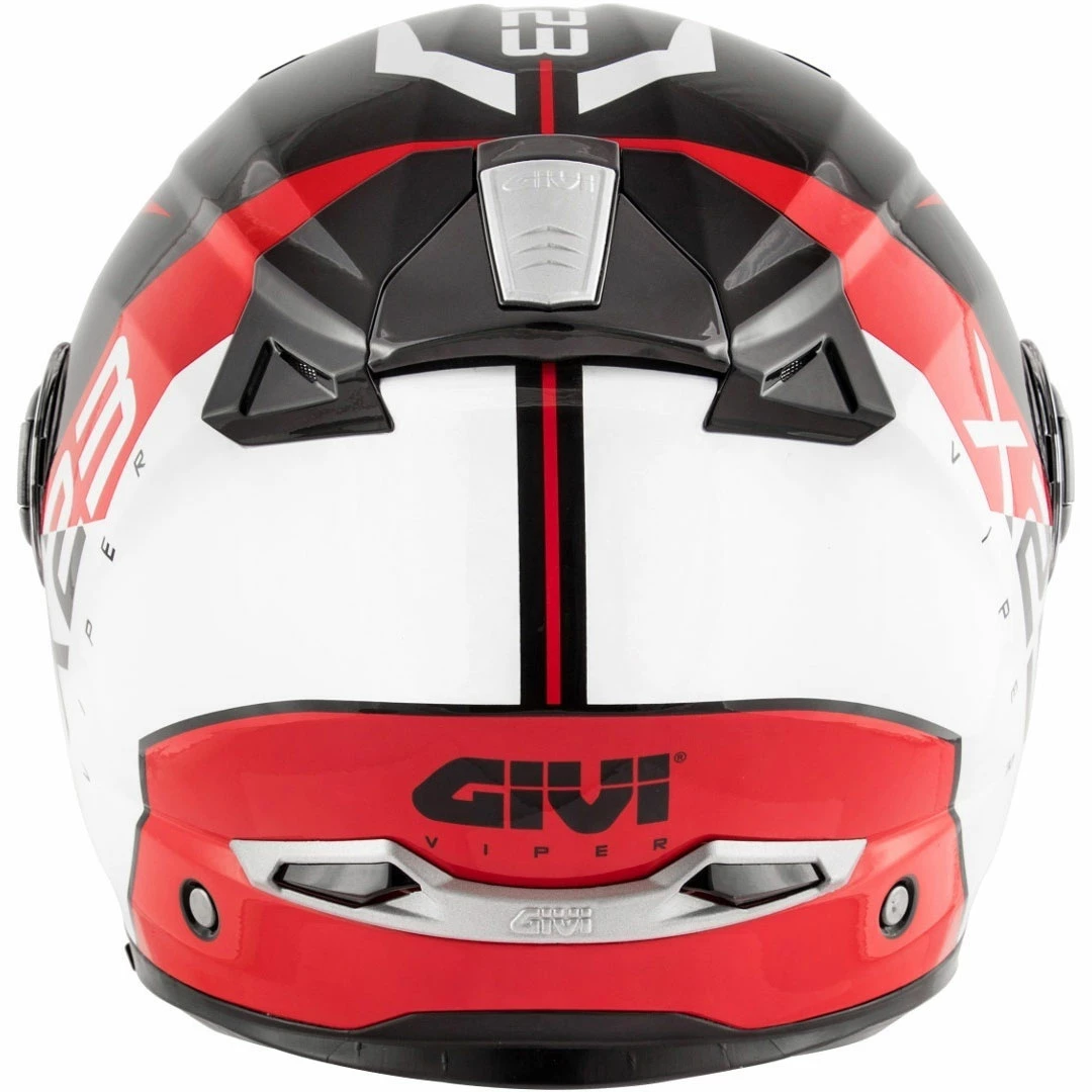 Hot Sale ๐ Plastic Givi X23 Sydney Viper Modular Helmet Black Red ๐ - Image 3