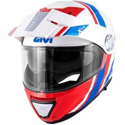Discount ✨ Plastic Givi X33 Canyon Division Modular Helmet Red Blue 🔔